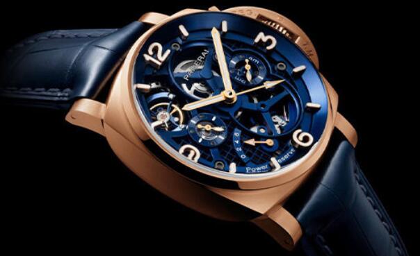 Swiss fake watches are showy with blue color.