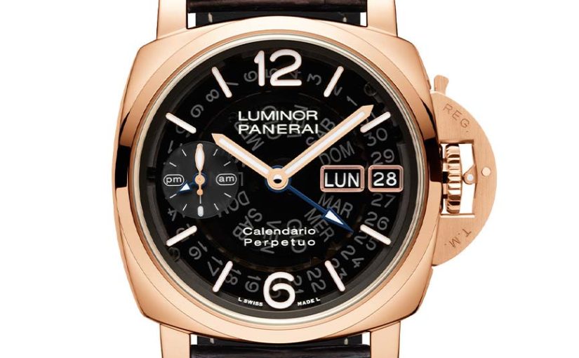 UK Perfect Replica Panerai Luminor Goldtech Calendario Perpetuo