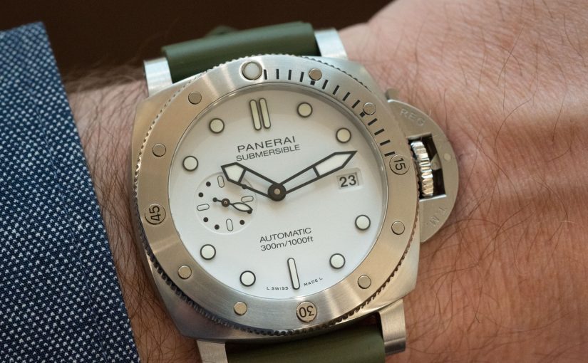 The UK Luxury Replica Panerai Submersible QuarantaQuattro Bianco PAM01226 — Will This Be My Re-Entry To The Brand?