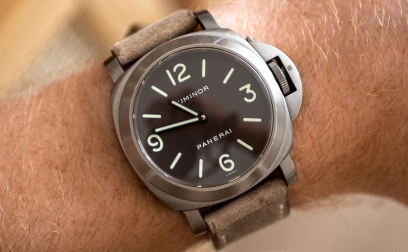 AAA Luxury Titanium Fake Panerai Watches UK With Delicious Coffee-Brown Dials
